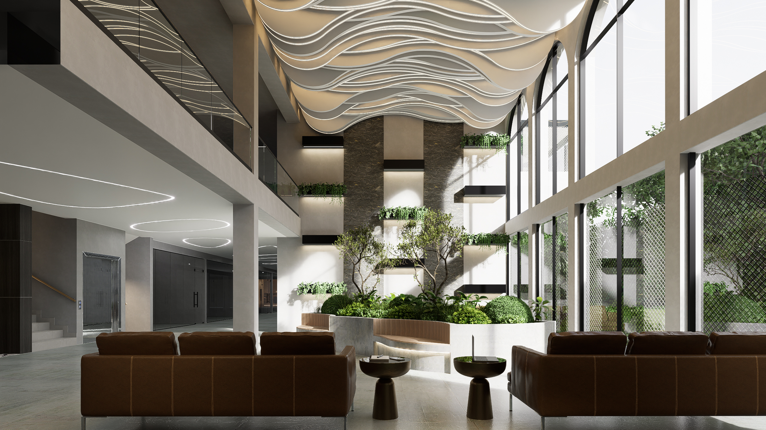 Lobby atrium